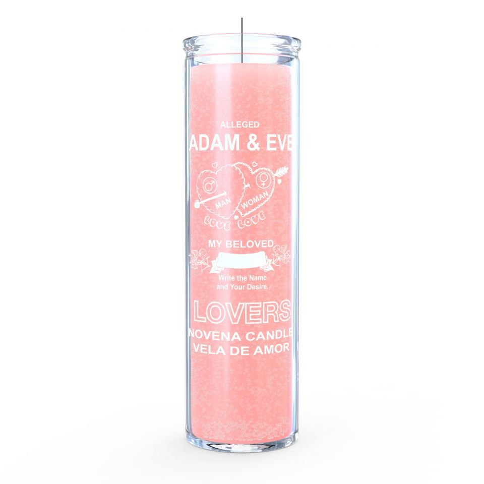 Adam and Eve candle
