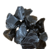 Raw Black Obsidian