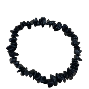 Black Obsidian chip bracelet