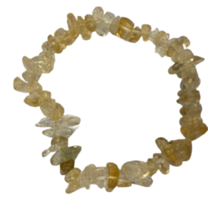 Citrine chip bracelet