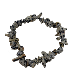 Dalmation Jasper chip bracelet