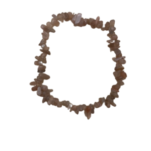 Peach Moonstone chip bracelet