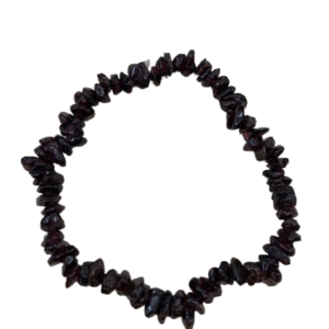 Red Garnet chip bracelet