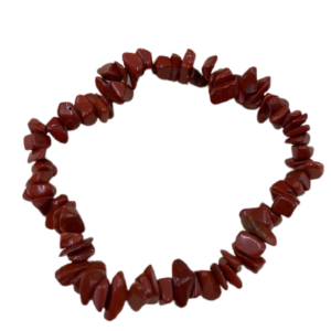 Red Jasper chip bracelet