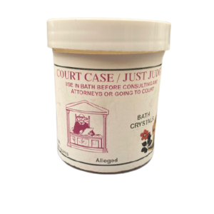 Court case bath crystals